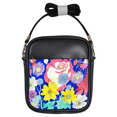 London Flora  Girls Sling Bag by okhismakingart