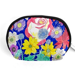 London Flora  Accessory Pouch (medium) by okhismakingart