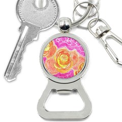 Orange Roses Watercolor Bottle Opener Key Chains by okhismakingart