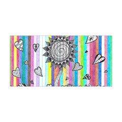 Striped Flower Yoga Headband by okhismakingart