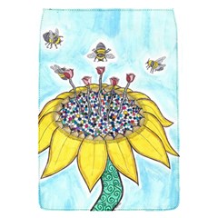 Bees At Work In Blue  Removable Flap Cover (s) by okhismakingart