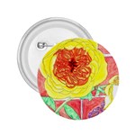 Reid Hall Rose Watercolor 2.25  Buttons Front