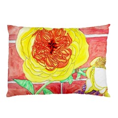 Reid Hall Rose Watercolor Pillow Case by okhismakingart