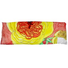 Reid Hall Rose Watercolor Body Pillow Case (dakimakura) by okhismakingart