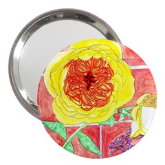 Reid Hall Rose Watercolor 3  Handbag Mirrors by okhismakingart