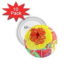 Reid Hall Rose Watercolor 1 75  Buttons (10 Pack) by okhismakingart