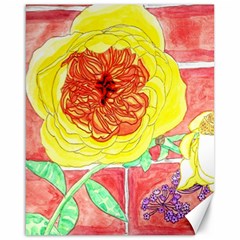 Reid Hall Rose Watercolor Canvas 16  X 20  by okhismakingart