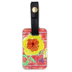 Reid Hall Rose Watercolor Luggage Tags (one Side)  by okhismakingart