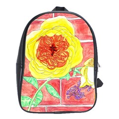 Reid Hall Rose Watercolor School Bag (xl) by okhismakingart