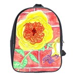 Reid Hall Rose Watercolor School Bag (XL) Front