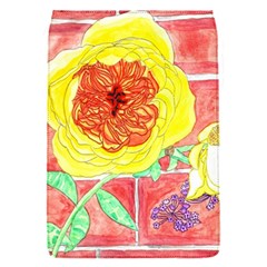 Reid Hall Rose Watercolor Removable Flap Cover (s) by okhismakingart