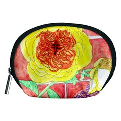 Reid Hall Rose Watercolor Accessory Pouch (medium) by okhismakingart