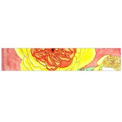 Reid Hall Rose Watercolor Large Flano Scarf  by okhismakingart