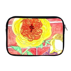 Reid Hall Rose Watercolor Apple Macbook Pro 17  Zipper Case by okhismakingart