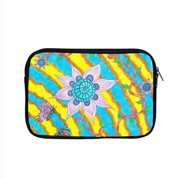 Tie-Dye Flower and Butterflies Apple MacBook Pro 15  Zipper Case