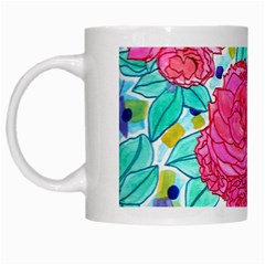 Roses And Movie Theater Carpet White Mugs by okhismakingart