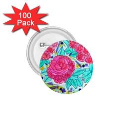 Roses And Movie Theater Carpet 1 75  Buttons (100 Pack)  by okhismakingart