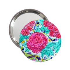 Roses And Movie Theater Carpet 2 25  Handbag Mirrors by okhismakingart