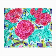 Roses And Movie Theater Carpet Small Glasses Cloth (2-side) by okhismakingart