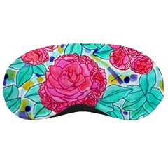 Roses And Movie Theater Carpet Sleeping Masks by okhismakingart