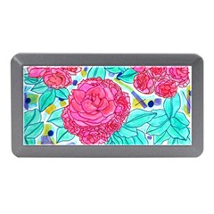 Roses And Movie Theater Carpet Memory Card Reader (mini) by okhismakingart