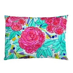 Roses And Movie Theater Carpet Pillow Case (two Sides) by okhismakingart