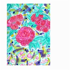 Roses And Movie Theater Carpet Large Garden Flag (two Sides) by okhismakingart