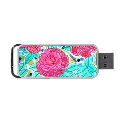 Roses And Movie Theater Carpet Portable Usb Flash (one Side) by okhismakingart