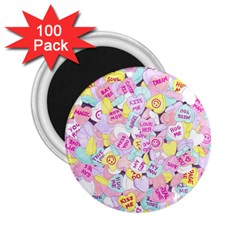 Candy Hearts (sweet Hearts-inspired) 2 25  Magnets (100 Pack)  by okhismakingart