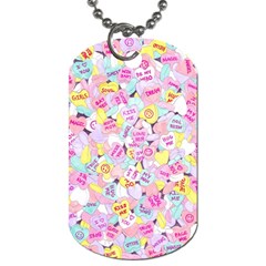 Candy Hearts (sweet Hearts-inspired) Dog Tag (one Side) by okhismakingart