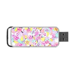 Candy Hearts (sweet Hearts-inspired) Portable Usb Flash (two Sides) by okhismakingart