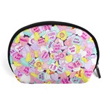 Candy Hearts (Sweet Hearts-inspired) Accessory Pouch (Large) Front