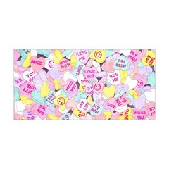 Candy Hearts (sweet Hearts-inspired) Yoga Headband by okhismakingart