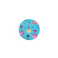 Flower Orbs  1  Mini Magnets by okhismakingart