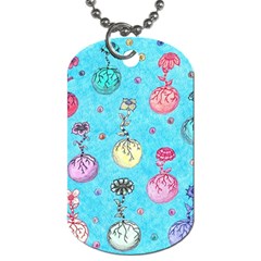 Flower Orbs  Dog Tag (two Sides) by okhismakingart