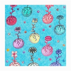 Flower Orbs  Medium Glasses Cloth (2-side) by okhismakingart