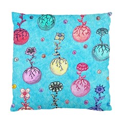 Flower Orbs  Standard Cushion Case (one Side) by okhismakingart