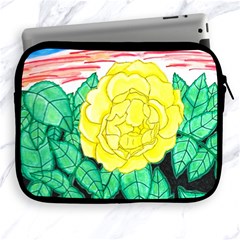 Sunset Rose Watercolor Apple Ipad 2/3/4 Zipper Cases by okhismakingart