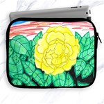 Sunset Rose Watercolor Apple iPad 2/3/4 Zipper Cases Front