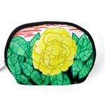 Sunset Rose Watercolor Accessory Pouch (Medium) Back