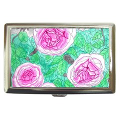 Roses With Gray Skies Cigarette Money Case by okhismakingart