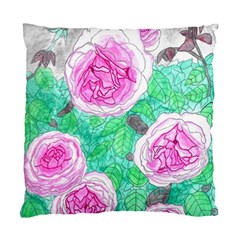 Roses With Gray Skies Standard Cushion Case (two Sides) by okhismakingart