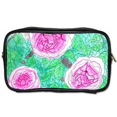 Roses With Gray Skies Toiletries Bag (two Sides) by okhismakingart