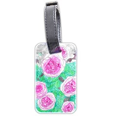 Roses With Gray Skies Luggage Tags (two Sides) by okhismakingart