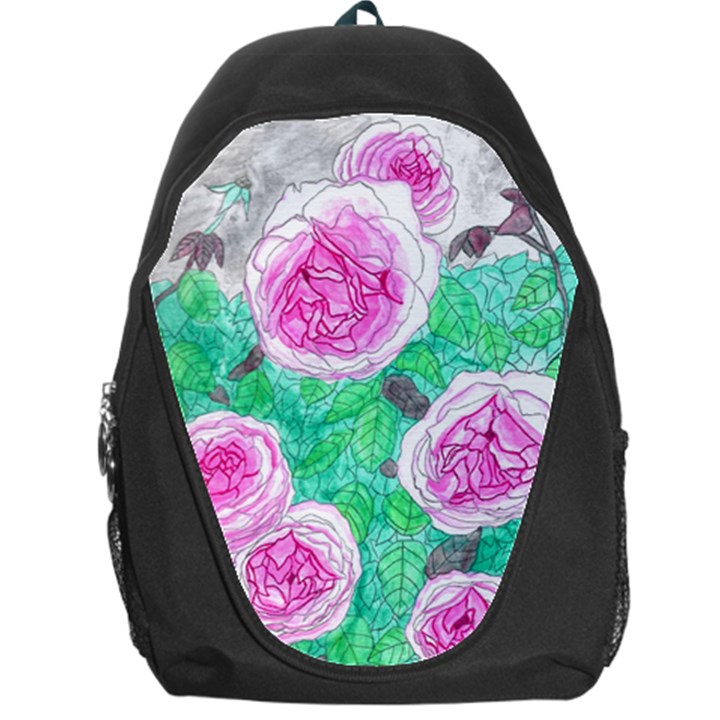 Roses with Gray Skies Backpack Bag