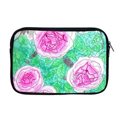 Roses With Gray Skies Apple Macbook Pro 17  Zipper Case by okhismakingart