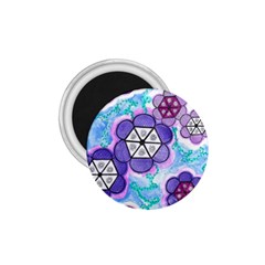 Hexagonal Flowers 1 75  Magnets by okhismakingart