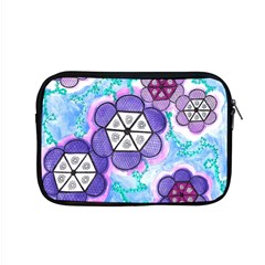 Hexagonal Flowers Apple Macbook Pro 15  Zipper Case by okhismakingart