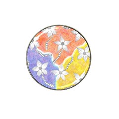 Tricolor Garden  Hat Clip Ball Marker (10 Pack) by okhismakingart