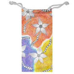 Tricolor Garden  Jewelry Bag by okhismakingart